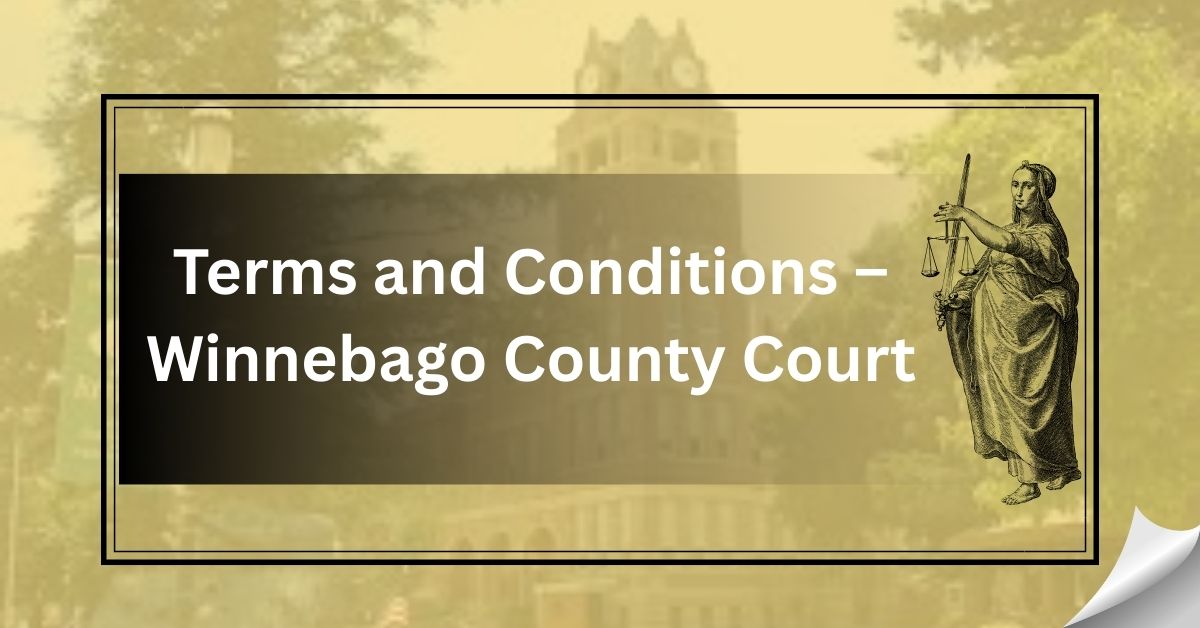 Terms and Conditions – Winnebago County Court